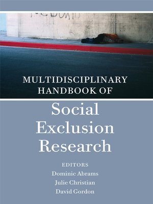 cover image of Multidisciplinary Handbook of Social Exclusion Research